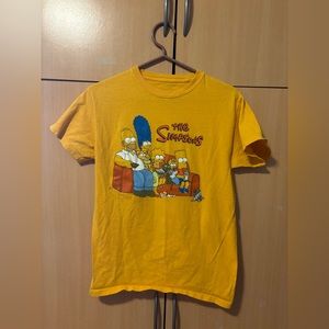 The Simpsons Yellow Graphic Tee